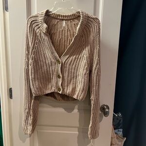 Free People Sweet Nothing Chunky Cardigan
